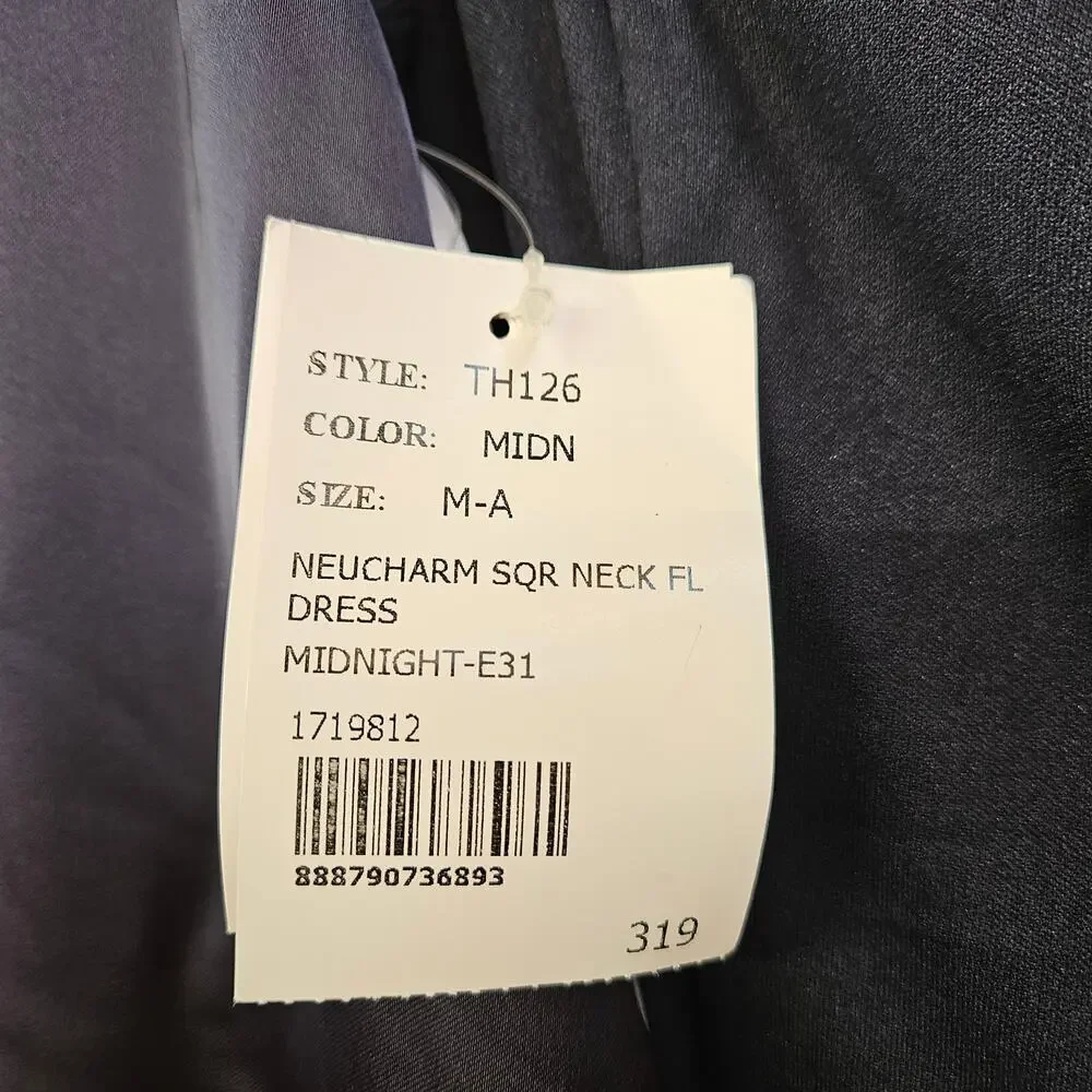 Thread Midnight‎ Square Neck Satin Gown Size M NWT Formal Holiday Party Event
